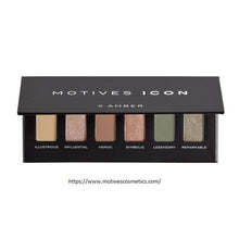 Motives ICON X AMBER Eyeshadow palette - includes 6 Eyeshadows