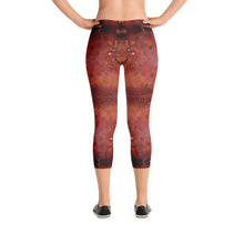 Lobster Red Capri Leggings