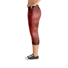 Lobster Red Capri Leggings