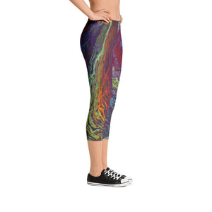 TruB Art by Trish  Capri Leggings