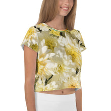 Yellow Flower Crop Tee