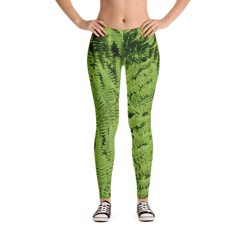 Green Fern Leggings