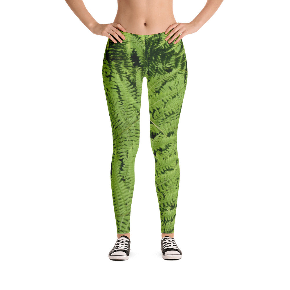 Green Fern Leggings