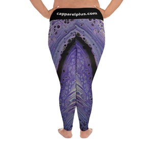 TruB Art by Trish All-Over Print Plus Size Leggings