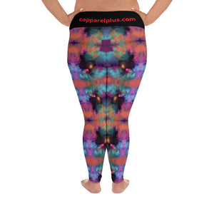 All-Over Print Plus Size Leggings