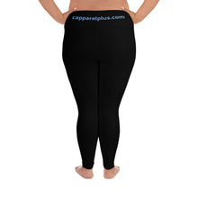 Black All-Over Print Plus Size Leggings