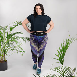 TruB Art by Trish All-Over Print Plus Size Leggings