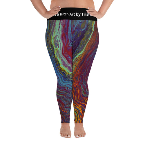 TruBitch Art by Trish Plus Size Leggings