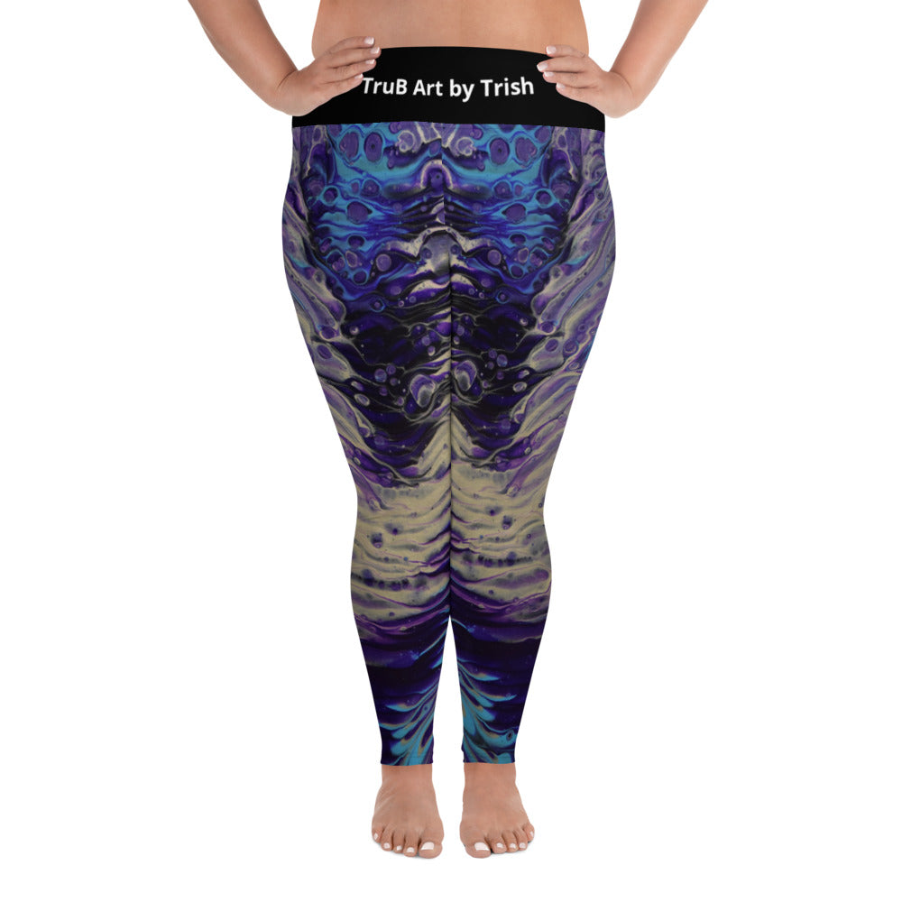 TruB Art by Trish All-Over Print Plus Size Leggings