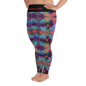 All-Over Print Plus Size Leggings