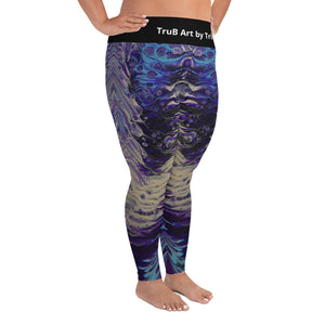 TruB Art by Trish All-Over Print Plus Size Leggings