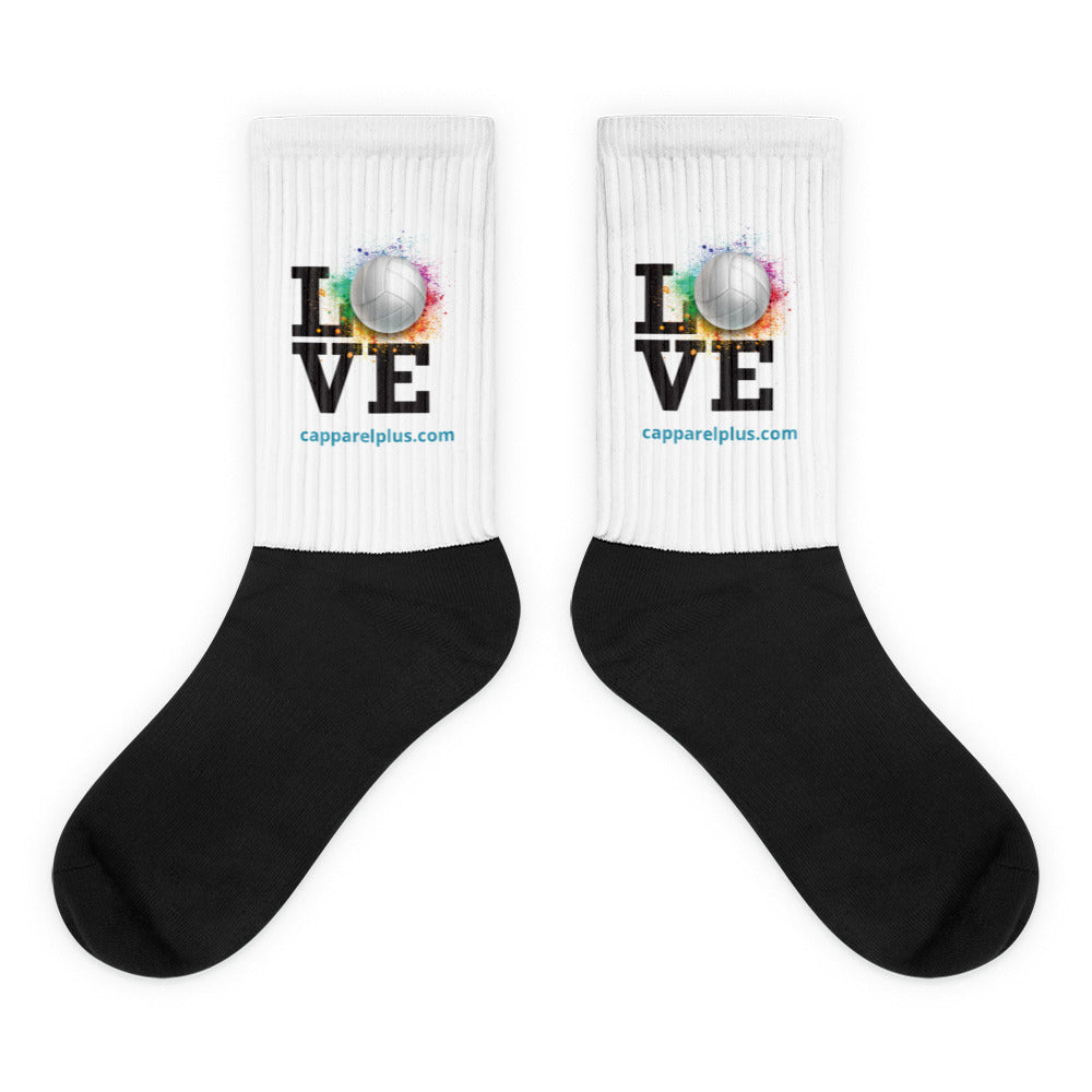 Love Volleyball Socks