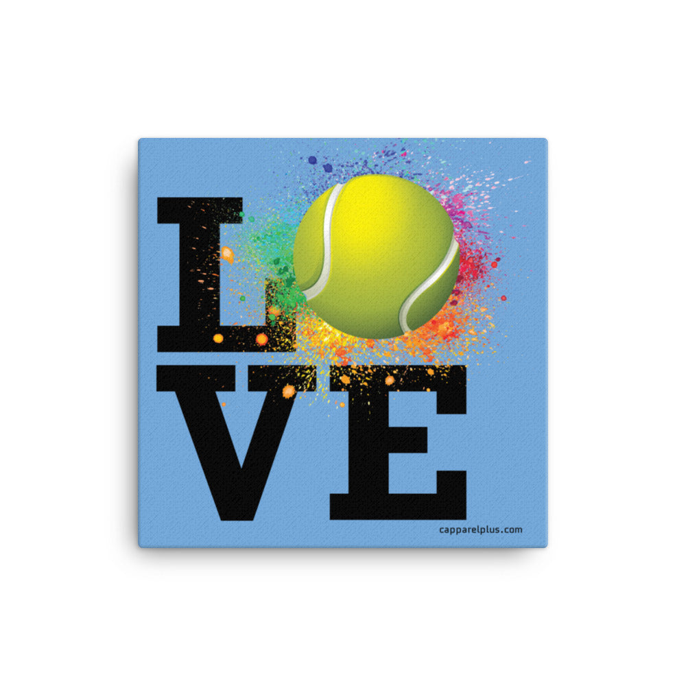 Love Tennis Canvas