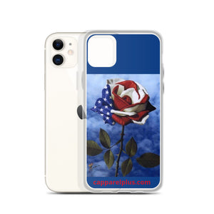 Patriotic Rose iPhone Case