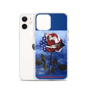 Patriotic Rose iPhone Case