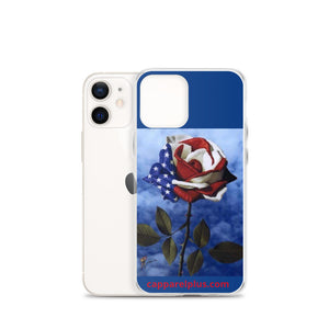 Patriotic Rose iPhone Case