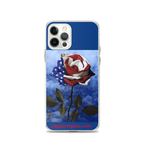 Patriotic Rose iPhone Case