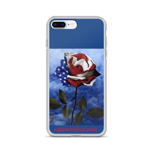 Patriotic Rose iPhone Case