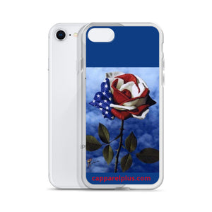 Patriotic Rose iPhone Case