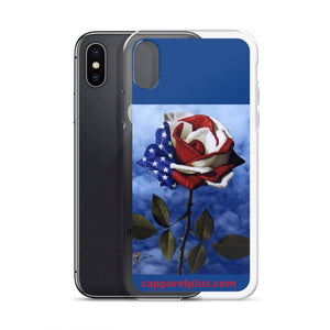 Patriotic Rose iPhone Case