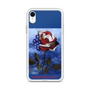 Patriotic Rose iPhone Case