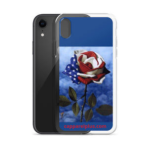 Patriotic Rose iPhone Case