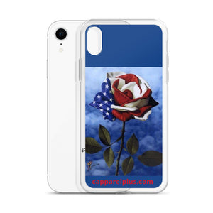 Patriotic Rose iPhone Case