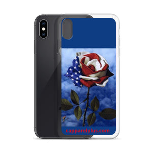 Patriotic Rose iPhone Case