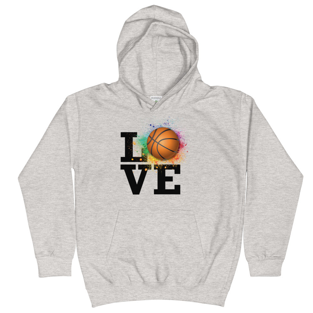 Love Basketball Kids Hoodie