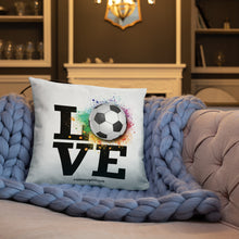 Love Soccer Basic Pillow