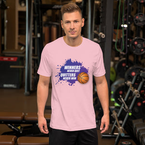 WINNERS Basketball Splash Short-Sleeve Unisex T-Shirt