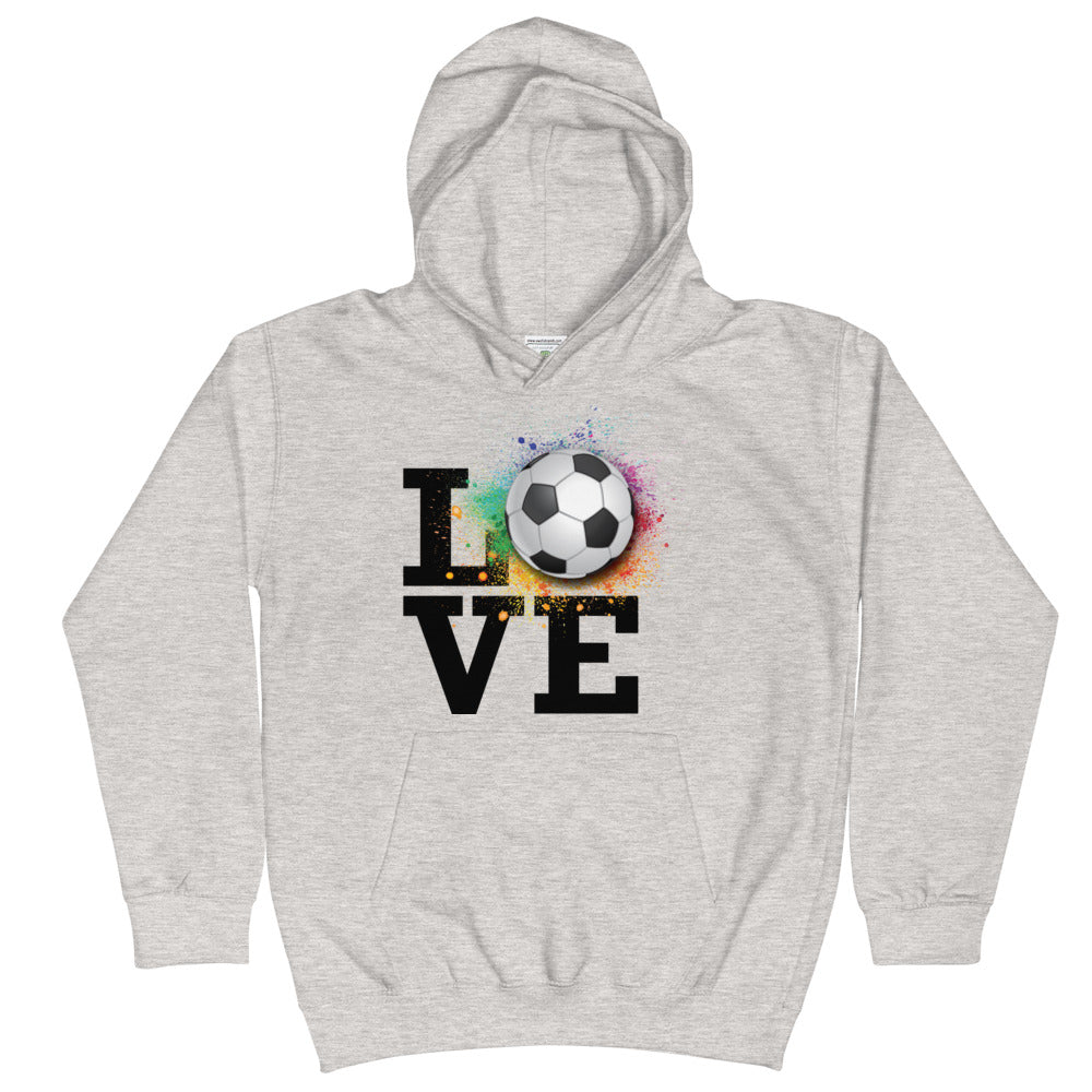 Love Soccer Kids Hoodie