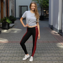 Red Stripe Leggings