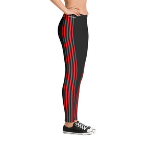 Red Stripe Leggings