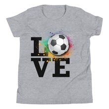 Youth Short Sleeve T-Shirt Love Soccer