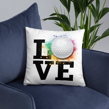 Love Golf Basic Pillow