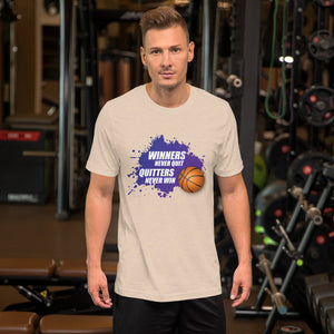 WINNERS Basketball Splash Short-Sleeve Unisex T-Shirt