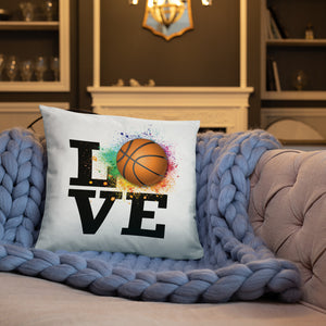 Love Basketball Basic Pillow