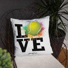 Love Tennis Pillow