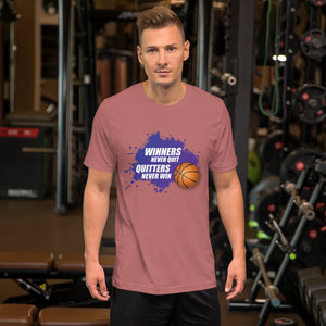 WINNERS Basketball Splash Short-Sleeve Unisex T-Shirt
