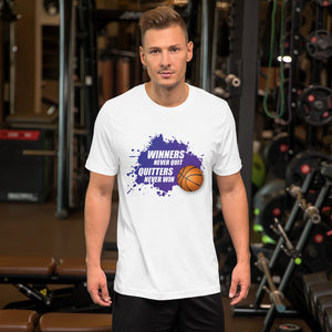 WINNERS Basketball Splash Short-Sleeve Unisex T-Shirt