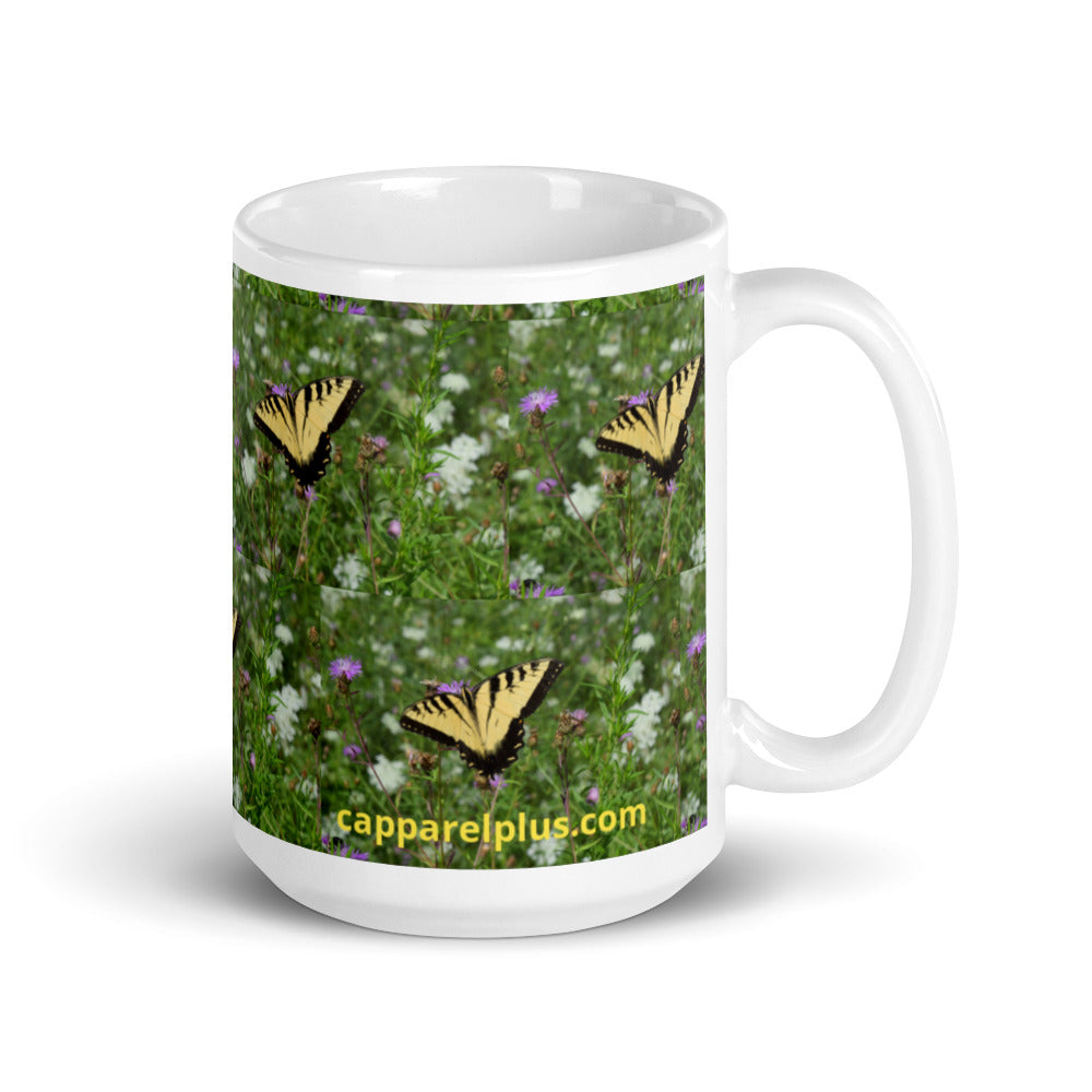 Yellow Butterfly Mug