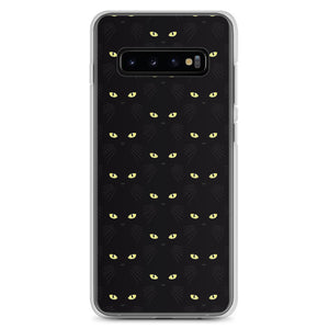 Black Cat Eye Samsung Case