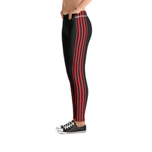 Red Stripe Leggings