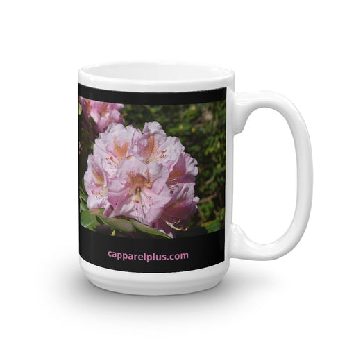 Pink Rhododendron Flower Mug