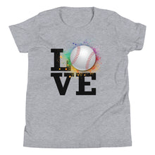 Youth Short Sleeve T-Shirt Love Baseball