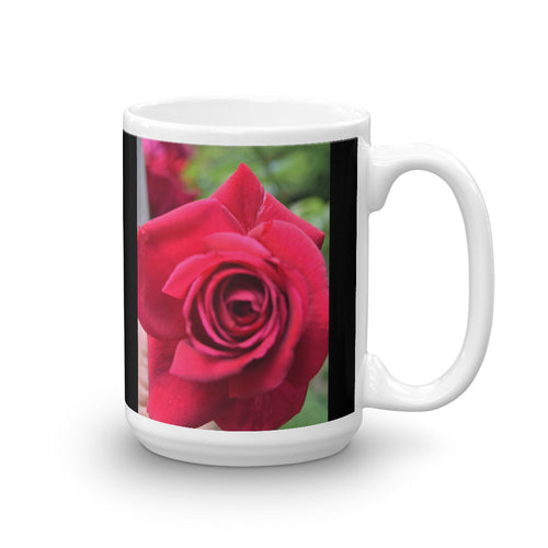 Red Rose Flower Mug