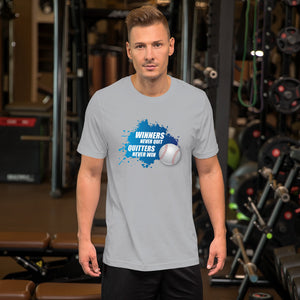 WINNERS Splash Baseball Short-Sleeve Unisex T-Shirt