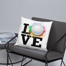 Love Golf Basic Pillow