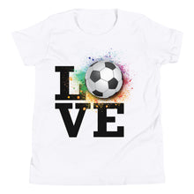 Youth Short Sleeve T-Shirt Love Soccer